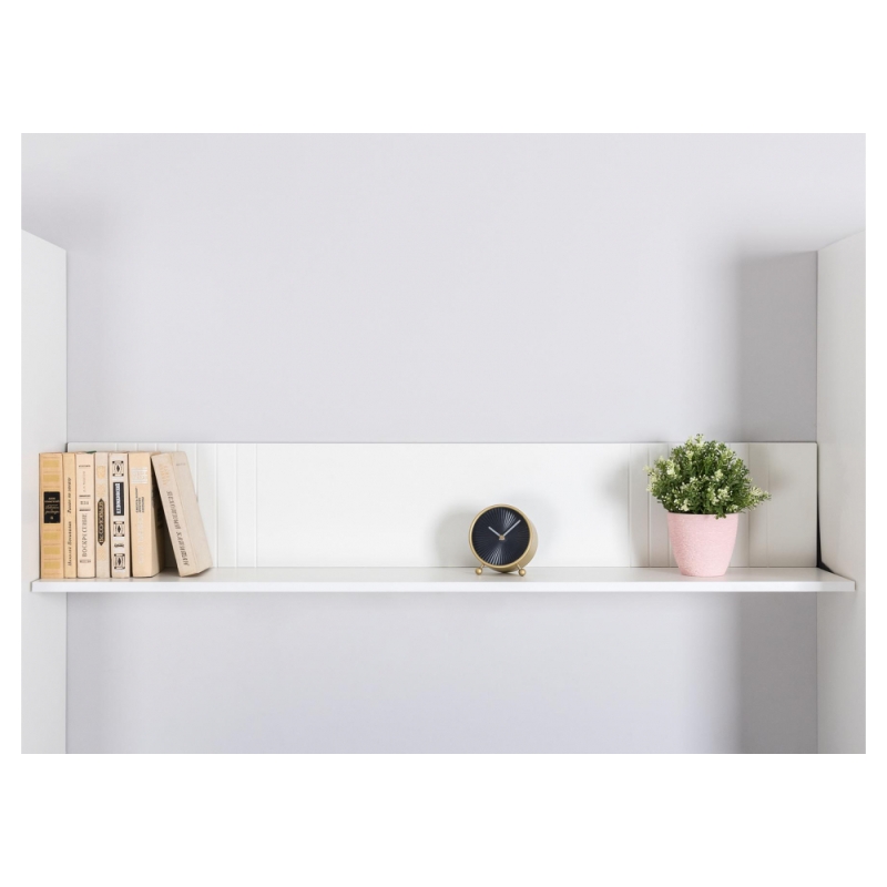 Полка Вестра белый шагрень