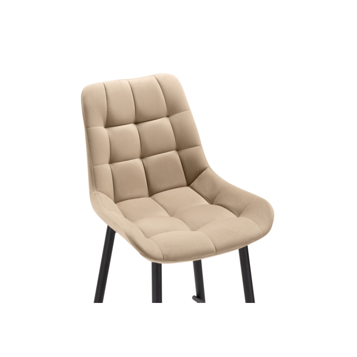 Полубарный стул Алст бежевый / черный