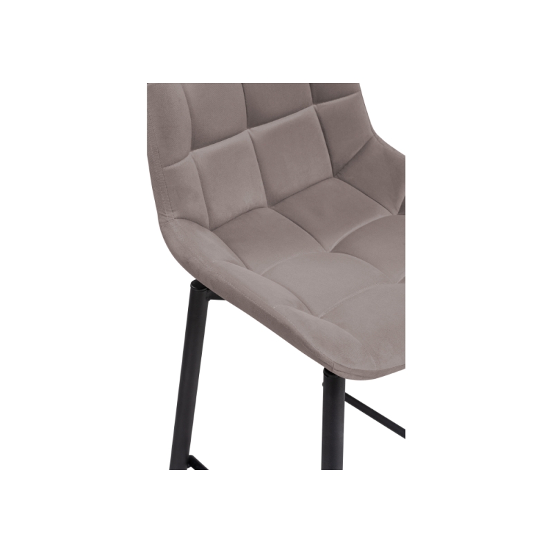 Полубарный стул Алст К крутящийся латте / черный