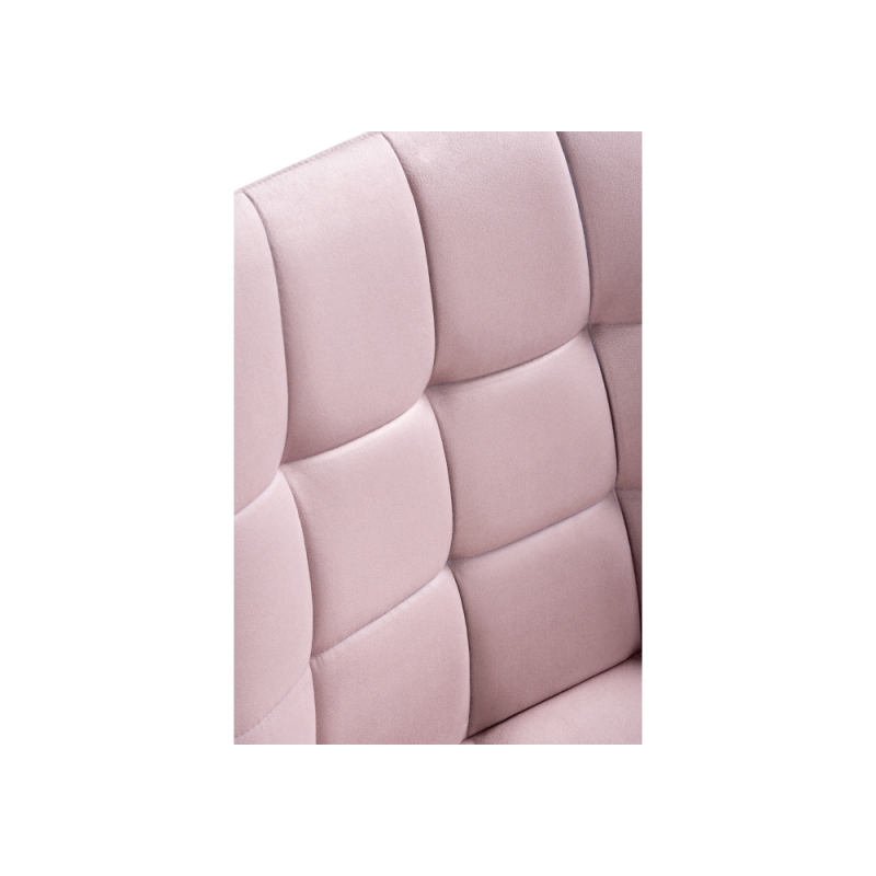 Полубарный стул Алст розовый / белый