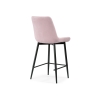 Полубарный стул Алст розовый / черный