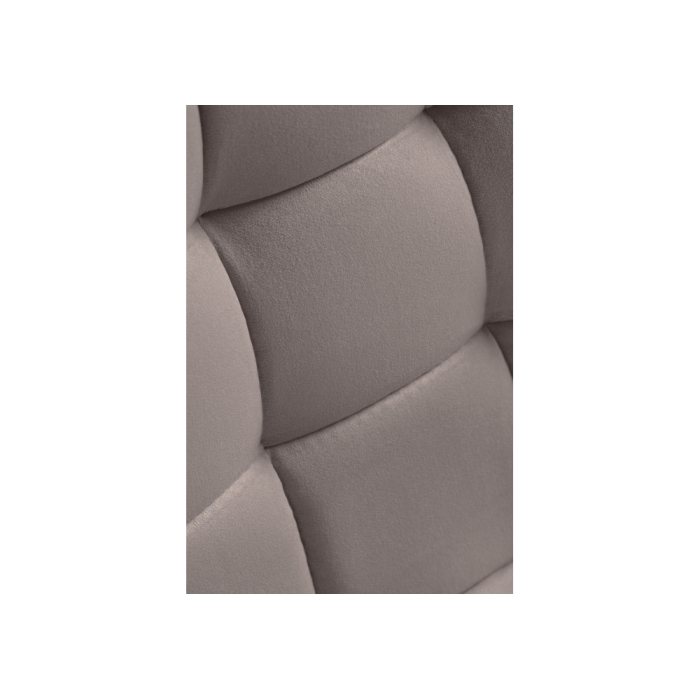 Полубарный стул Алст велюр латте / белый