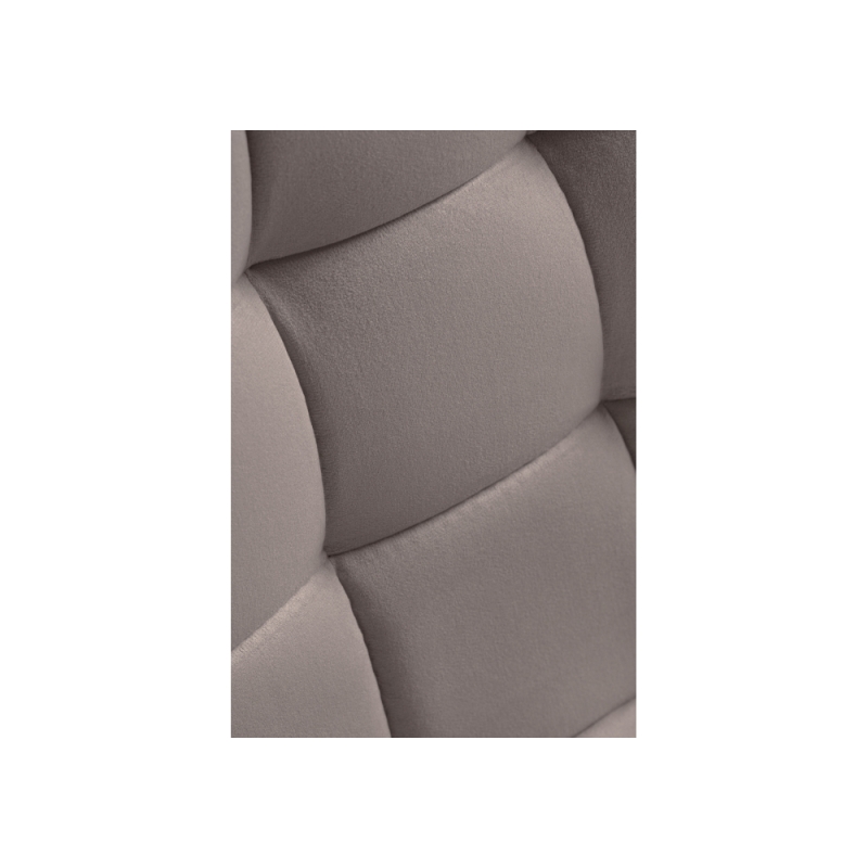 Полубарный стул Алст велюр латте / белый