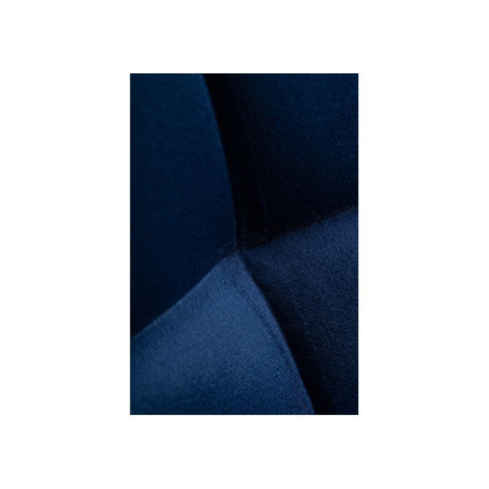 Полубарный стул Алст велюр синий / черный
