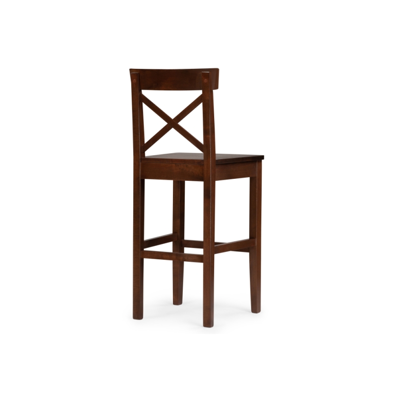 Полубарный стул Алзе темный орех