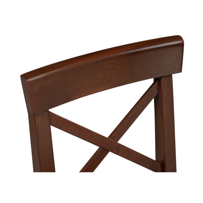 Полубарный стул Алзе темный орех