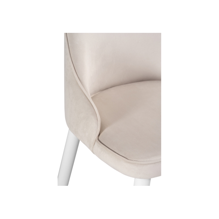 Полубарный стул Атани кремово-дымчатый / белый