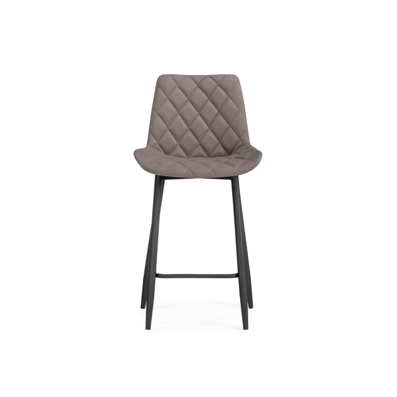 Полубарный стул Баодин Б/К латте / черный