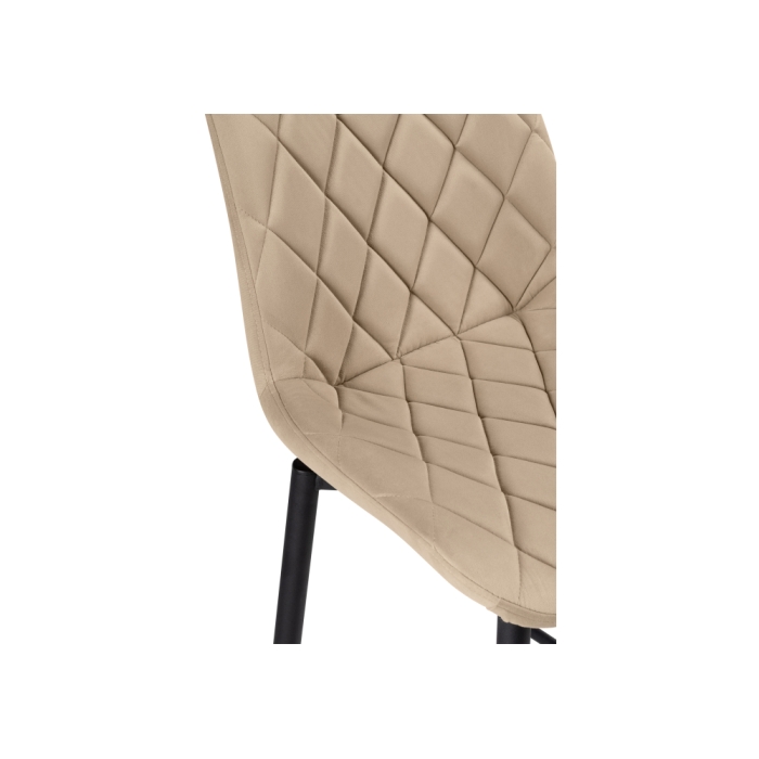 Полубарный стул Баодин К Б/К крутящийся бежевый / черный