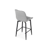 Полубарный стул Баодин К Б/К крутящийся светло-серый / черный