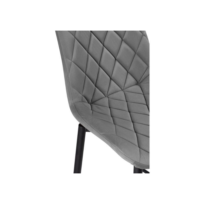 Полубарный стул Баодин К Б/К крутящийся темно-серый / черный