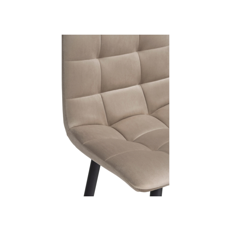 Полубарный стул Чилли К бежевый / черный