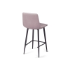 Полубарный стул Чилли К розовый / черный