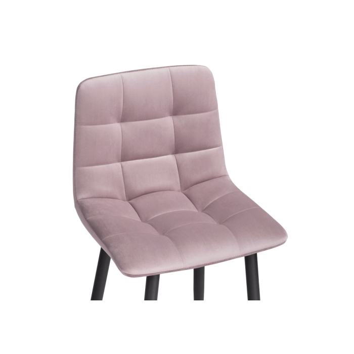 Полубарный стул Чилли К розовый / черный