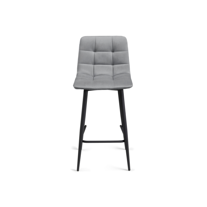Полубарный стул Чилли К темно-серый / черный