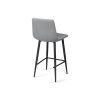 Полубарный стул Чилли К темно-серый / черный
