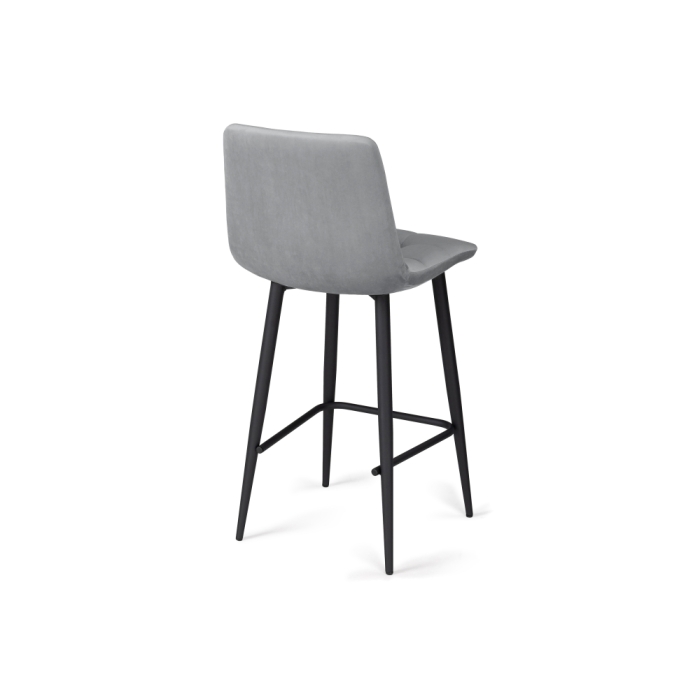 Полубарный стул Чилли К темно-серый / черный
