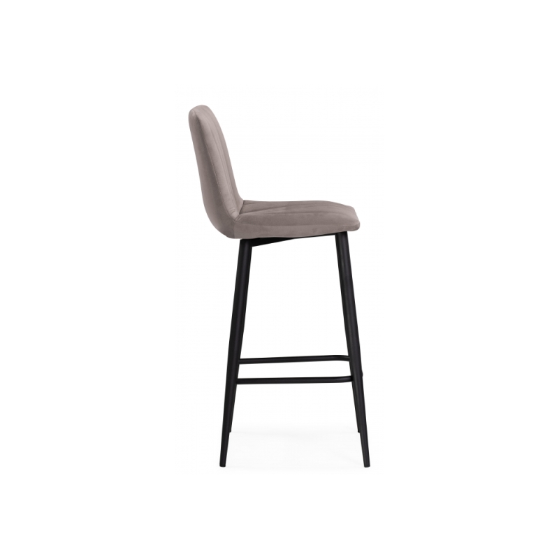 Полубарный стул Дани латте / черный