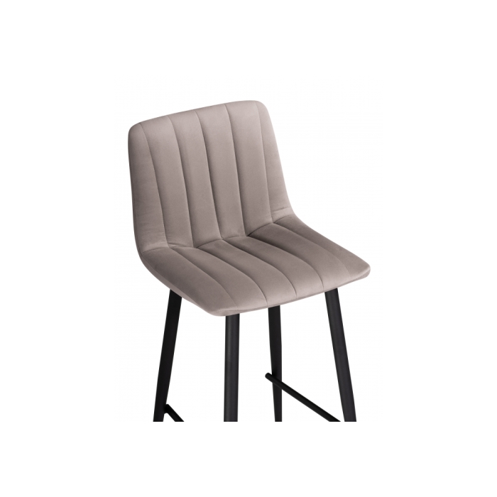 Полубарный стул Дани латте / черный
