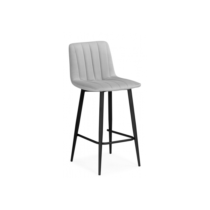 Полубарный стул Дани светло-серый 52 / черный