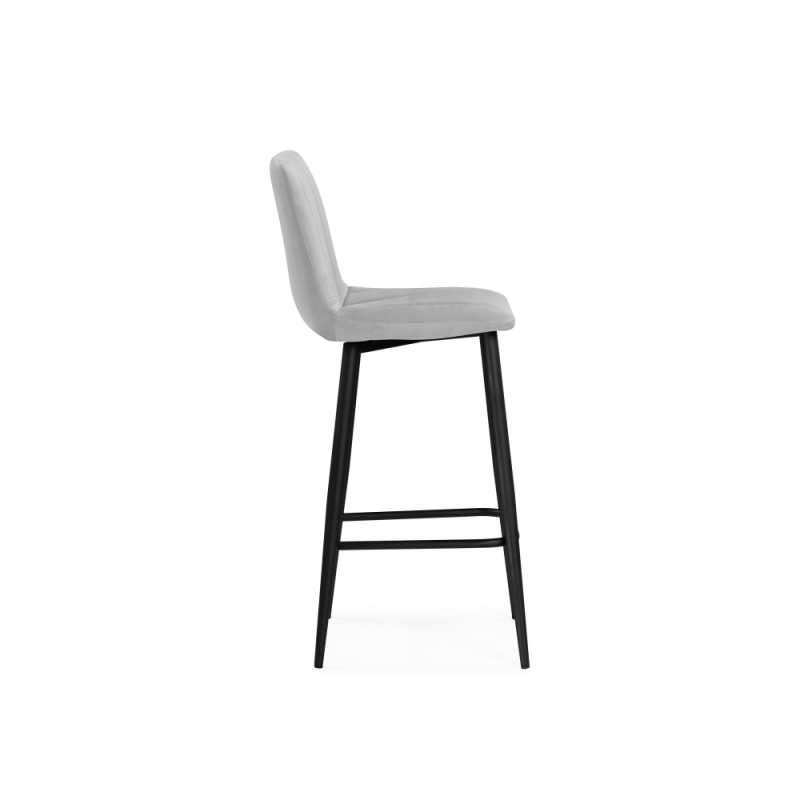 Полубарный стул Дани светло-серый 52 / черный