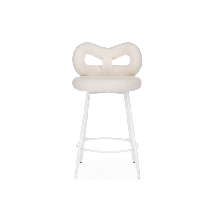 Полубарный стул Forex white