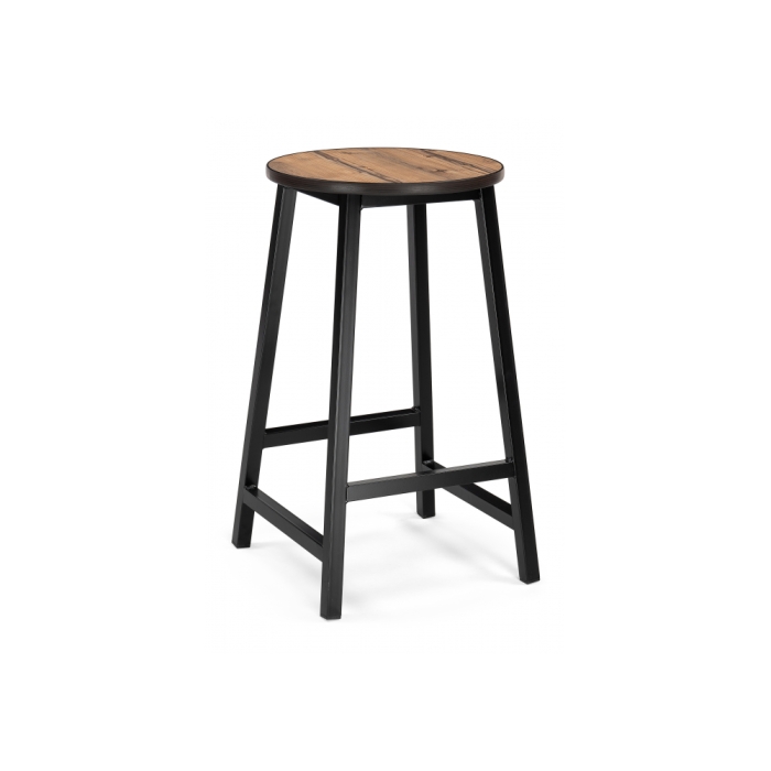 Полубарный стул Канпиан пихта югра / черный матовый