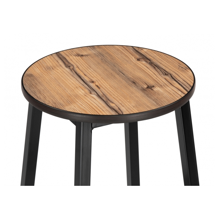 Полубарный стул Канпиан пихта югра / черный матовый