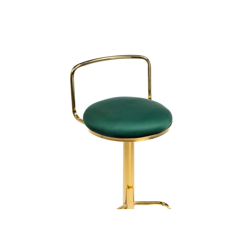 Полубарный стул Lusia green / gold