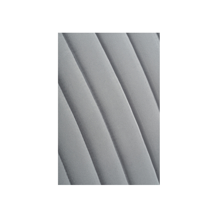 Полубарный стул Седа велюр светло-серый / белый