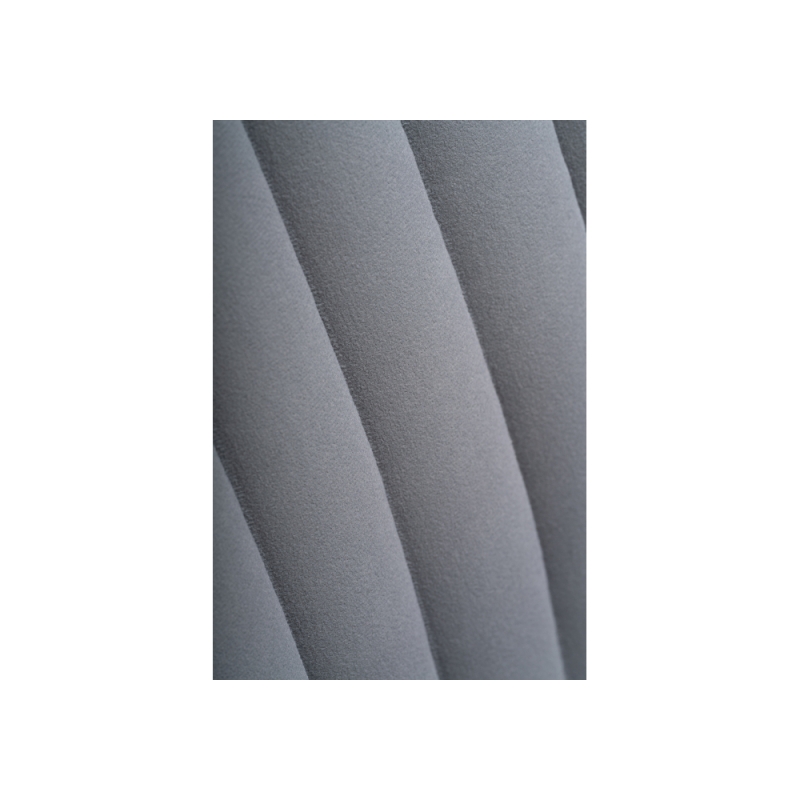 Полубарный стул Седа велюр светло-серый / черный