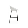 Полубарный стул Zeta white / black