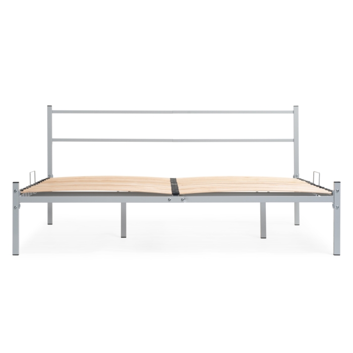 Полутораспальная кровать Фади 140х200 серая