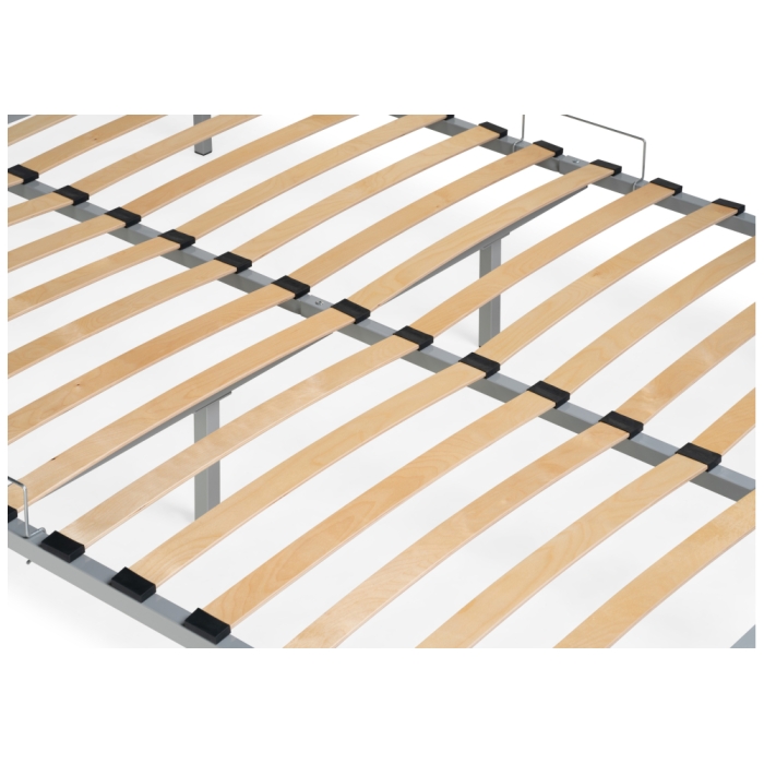 Полутораспальная кровать Фади 140х200 серая