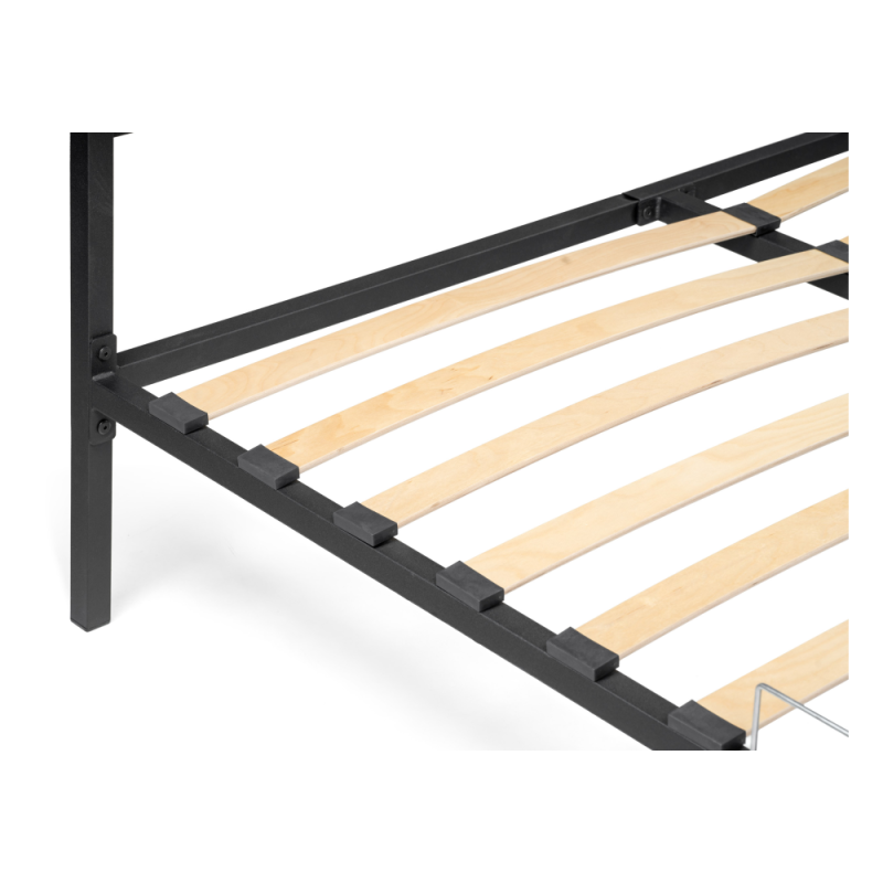 Полутораспальная кровать Фади 120х200 черная