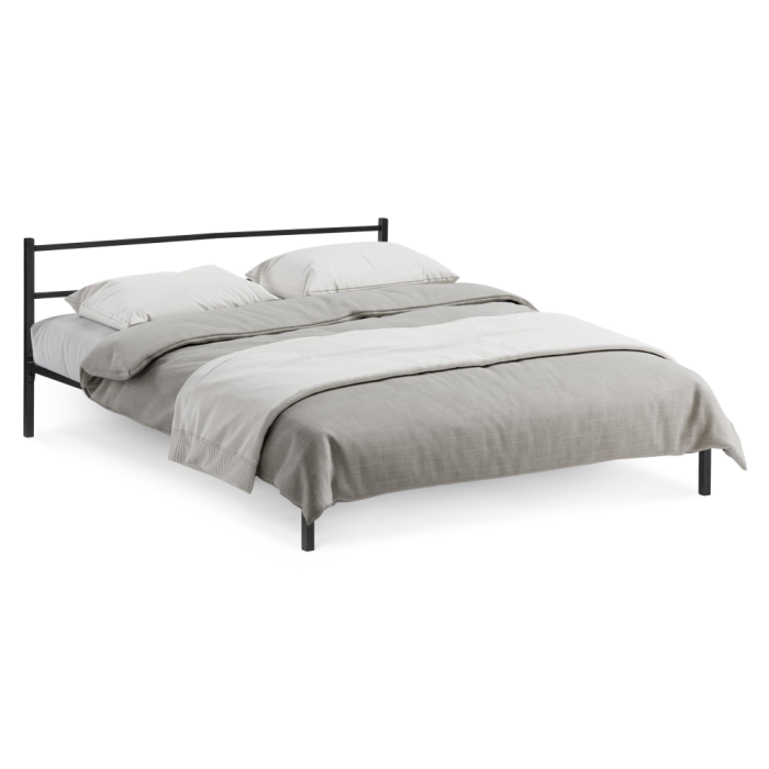 Полутораспальная кровать Фади 140х200 черная