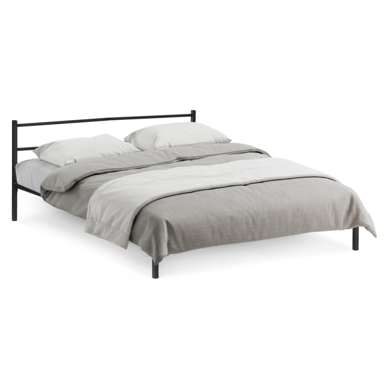 Полутораспальная кровать Фади 140х200 черная