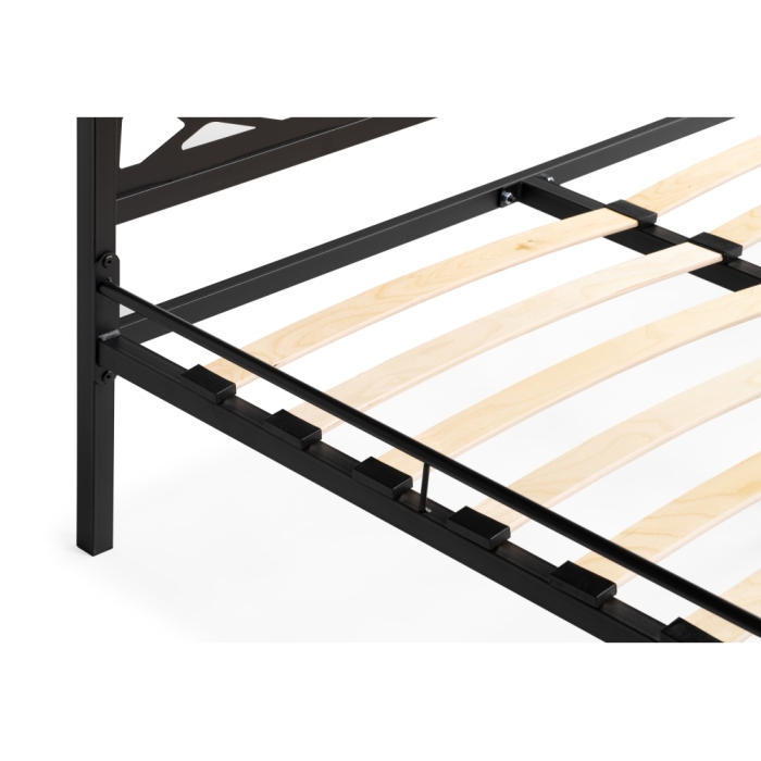 Полутораспальная кровать Кубо 120х200 черный