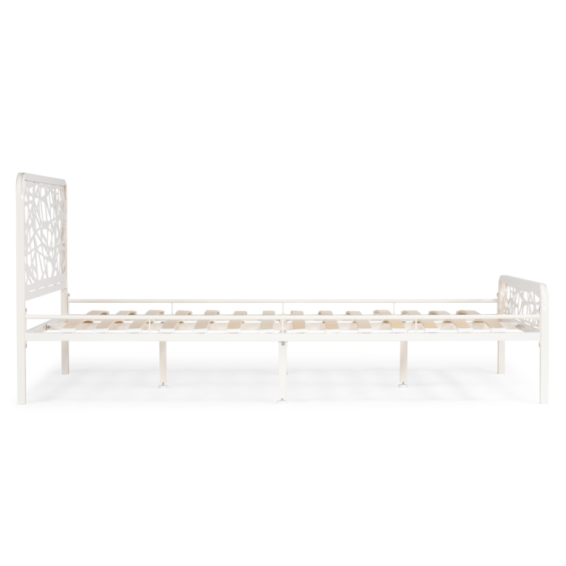 Полутораспальная кровать Кубо 140х200 белый