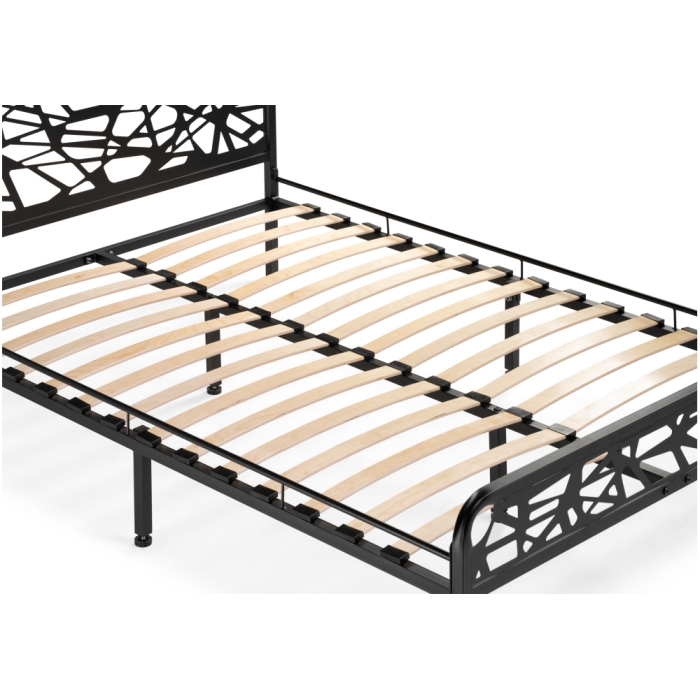 Полутораспальная кровать Кубо 140х200 черный