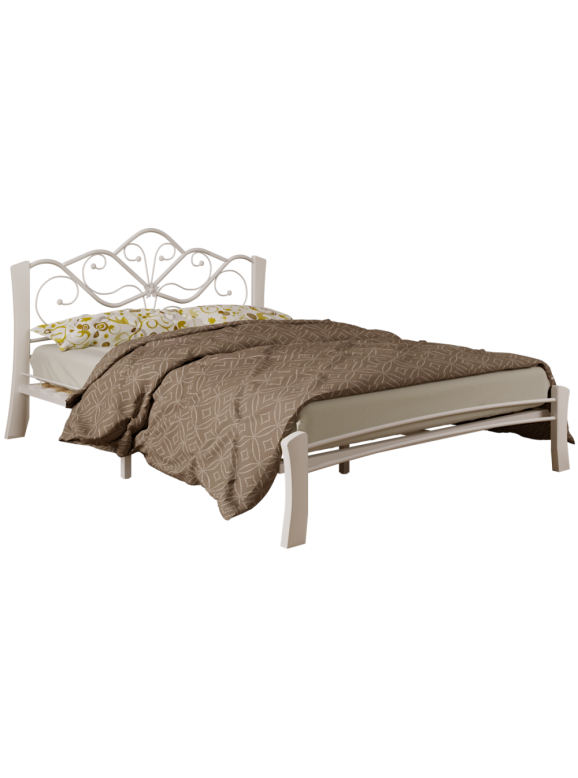 Полутораспальная кровать Виктори 4 140х200 белая