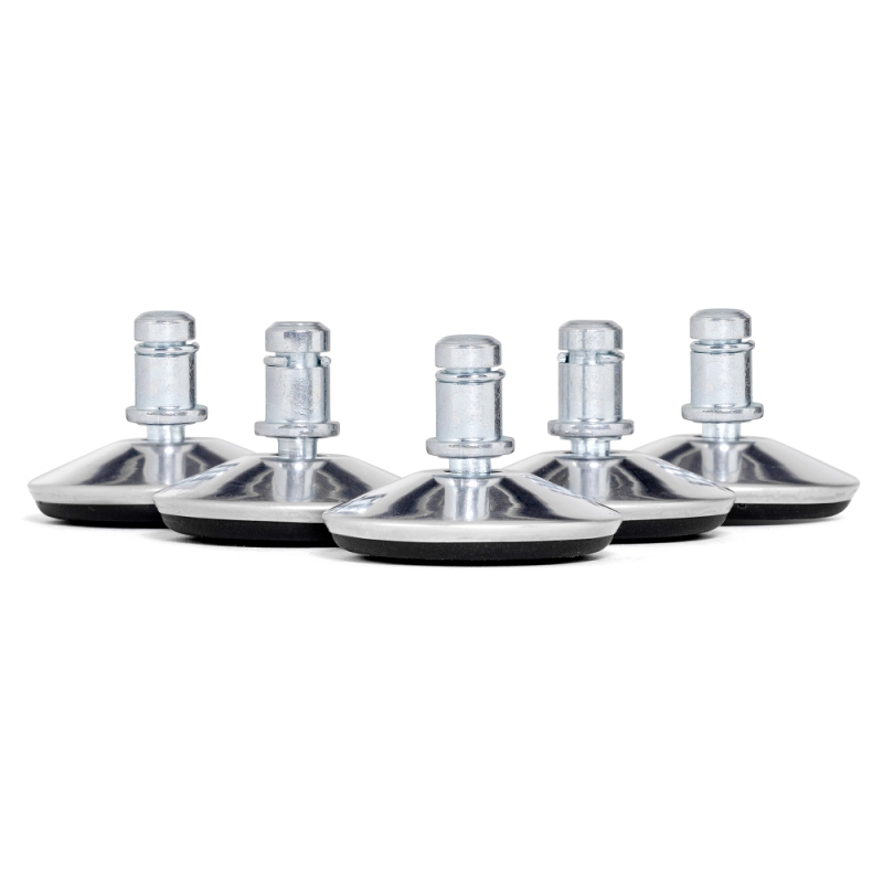 Пяточки для офисного кресла 5 шт хром
