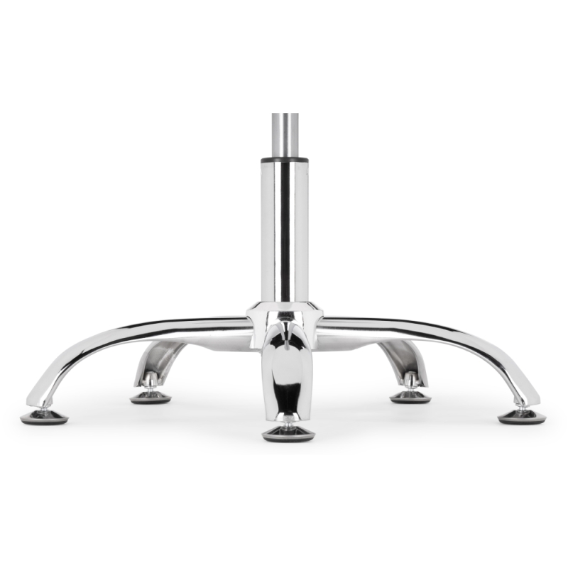 Пяточки для офисного кресла 5 шт хром