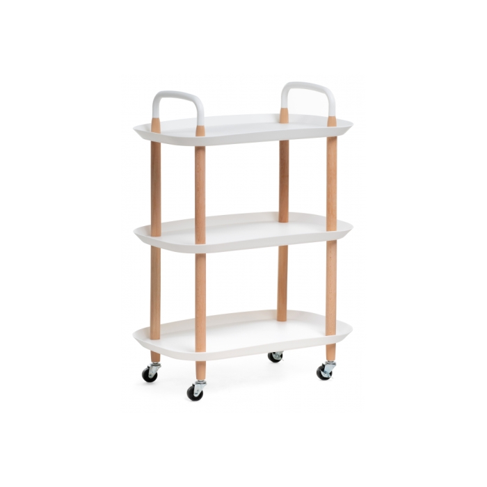 Сервировочный столик Case 56х35х82 white