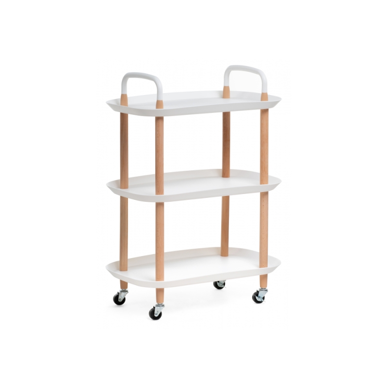 Сервировочный столик Case 56х35х82 white