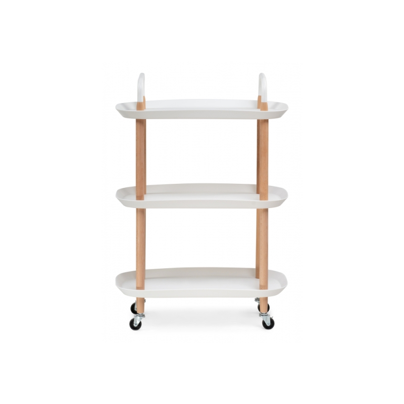 Сервировочный столик Case 56х35х82 white