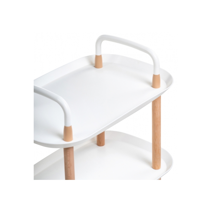 Сервировочный столик Case 56х35х82 white