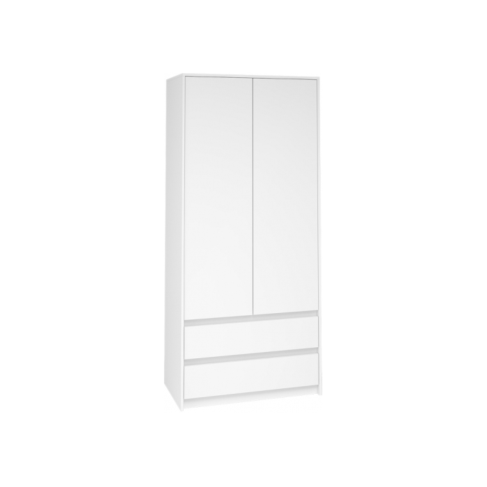 Шкаф Идена ШК06-900 ЛДСП белое / ЛДСП белое