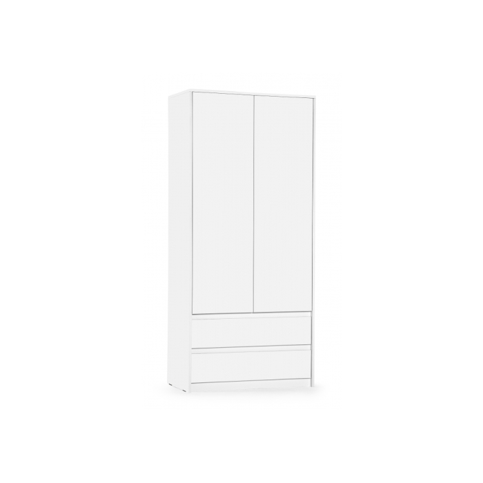 Шкаф Идена ШК06-900 ЛДСП белое / ЛДСП белое