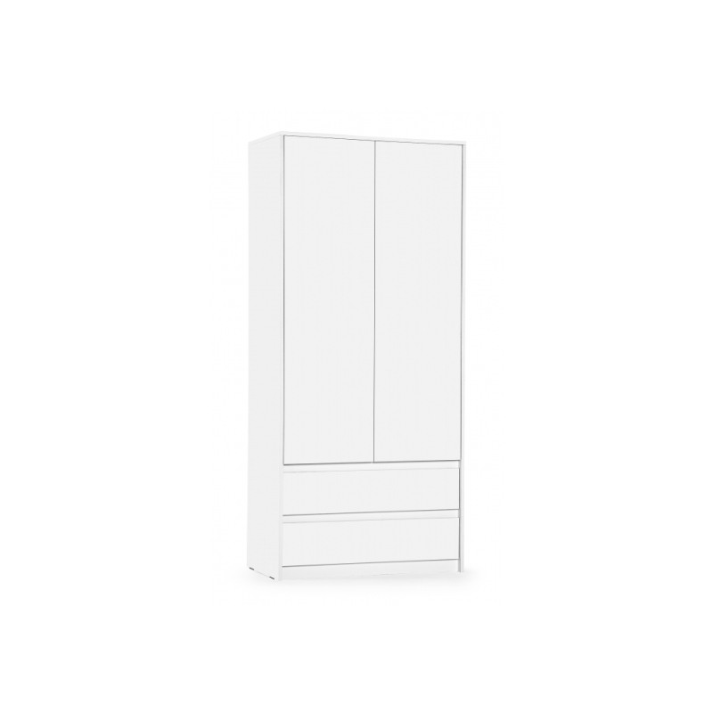 Шкаф Идена ШК06-900 ЛДСП белое / ЛДСП белое